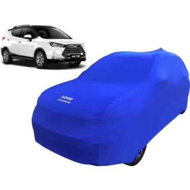 Imagem de Capa Reforçada Para Cobrir Carro Jac T50 - Mz, Azul