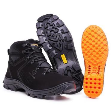 Imagem de Bota Masculina Arizona Com C.A 48.067 Master Boots em Couro Preta, 40,