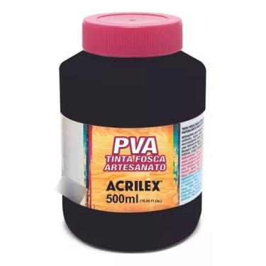 Imagem de Tinta Fosca Acrilex 100ml PVA para Artesanato em Gesso e Cerâmica e Cr