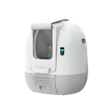 Imagem de Caixa de areia para gatos totalmente fechada, treinamento automático, banheiro para gatos, autolimpeza, produtos para animais de estimação, suprimentos, caixa de areia grande(Style 1)
