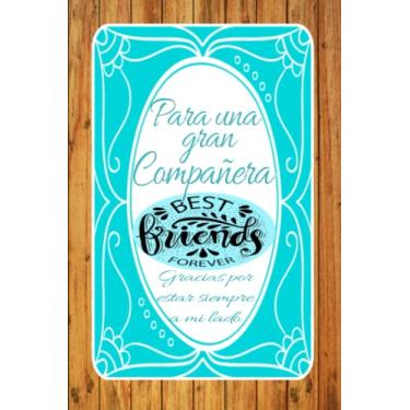 Imagem de PARA UNA GRAN COMPAÑERA | Gracias por estar siempre a mi lado: Libreta regalo con 120 páginas con renglones y motivos florares para demostrar tu ... Expresa tus sentimientos con este obsequio