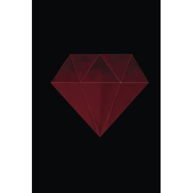 Imagem de RUBY GEM Notebook: GRAPH paper, 120 page 6”x9” drafting quad ruled grid composition 4x4 squares per inch, with POP ART cover for school, college, ... people who measure, draw to scale: Geniuses