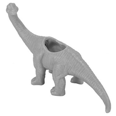 Imagem de Akozon Cute 6-Pack Plastic Dinosaur Planters para Cactos e Plantas Suculentas - Vasos Decorativos para Jardins Internos e Externos, Ideais para Decoração de Casa e Quartos