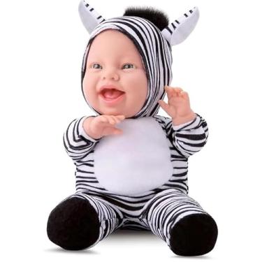 Imagem de Boneca Zebra na Caixa com Roupinha Premium Original Meninas