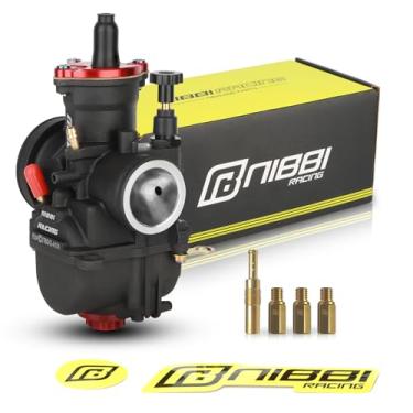 Imagem de NIBBI Carburador PWK 24 mm motocicleta, 125cc-150cc Power Carb com jatos de carburador, compatível com motor GY6 Dirt Bike Mini Bike SSR TTR Apollo TaoTao ATV