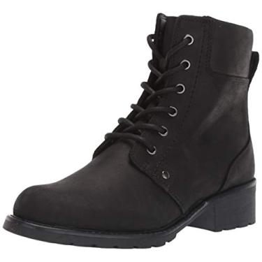 Imagem de Clarks Women's Orinoco Spice Ankle Boot, Black Leather, 5.5M
