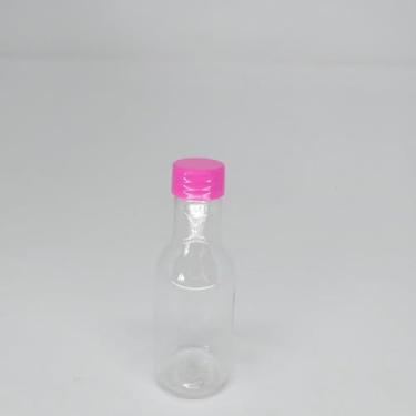 Imagem de Garrafinha 50ml Lembrancinha Tampa Colorida- 30unidades (Rosa pink)