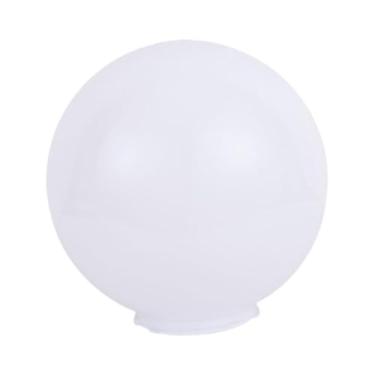 Imagem de ＡＷＨＡＯ Abajur de globo para exterior, capa de lâmpada, abajur de esfera, abajur de bola redonda branca, globo de poste de lâmpada para iluminação pública de, Boca de 25cm 120mm