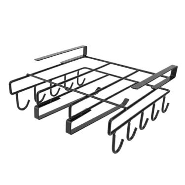 Imagem de Organizador de Tábua de Corte Pendurado, Suporte de Tábua de Cortar Sob a Prateleira, Rack de Tábua de Corte de Aço Carbono para Tábuas de Corte, Tampas de Pote, Solução de