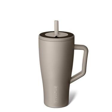 Imagem de BrüMate Era 30 oz Tumbler with Handle and Straw | 100% Leakproof Insulated Tumbler with Lid and Straw | Made of Stainless Steel | Cup Holder Friendly Base | 30oz (Mocha)