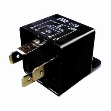 Imagem de Rele Auxiliar Universal De 4 Pinos 12v Com Sup  - DNI