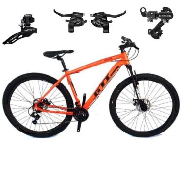 Imagem de Bicicleta Mtb Aro 29 Gti Roma 24v Freio Mecânico Cambios Trocadores Shimano-Unissex