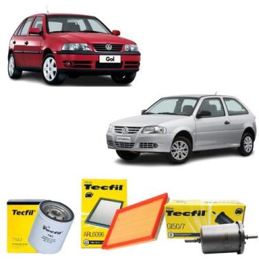 Imagem de Kit Filtros VW Gol G3 G4 1.0 8V Tecfil Original