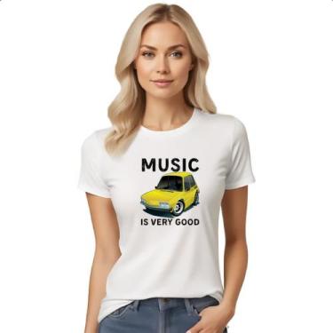 Imagem de Camiseta Baby Look Music is very good - Alearts, M