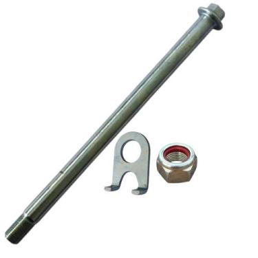 Imagem de Eixo Roda Traseira Com Porca, Arruela Bros 125-150 Kit - TRILHA