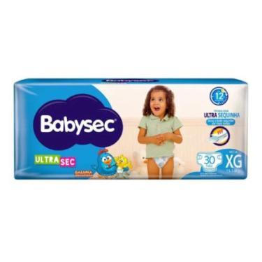 Imagem de Fralda Infantil Babysec Ultrasec Mega, XG c/30