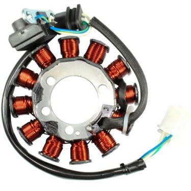 Imagem de Estator gerador magneto completo Pop110 Pop110I Biz110 Biz110I 2016 em
