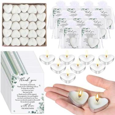 Imagem de Presentes de Casamento Threlaco: 150 Conjuntos de Velas em Formato de 