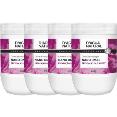 Imagem de 4UN Creme Massagem Corporal Nano Dmae 650G D'agua Natural - D'Água Nat