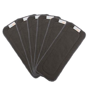 Imagem de Insertos de fraldas de pano ALVABABY reutilizáveis, pacote com 6, 35 cm, 4-15 kg