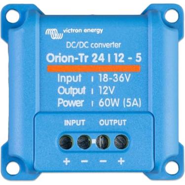 Imagem de Victron Energy Conversor Orion-Tr DC para DC - 24/12-Volt 5 amp 60-Watt - IP43 protegido - para sistemas de bateria dupla - Não isolado