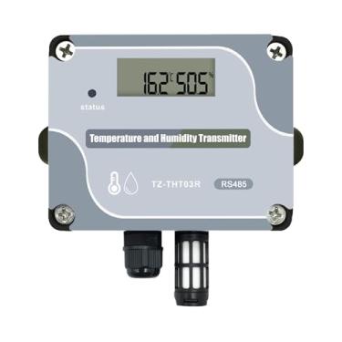 Imagem de Tzone Rs485 Sensor De Temperatura E Umidade Modbus Rtu Sensor De Temperatura Transmissor Digital Industrial De Temperatura E Umidade Montado Na Parede, Sonda De Temperatura De -40℉ A 257℉ Monitor D