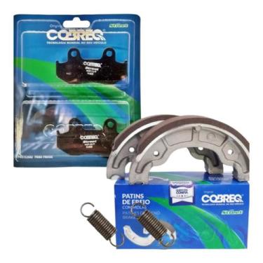 Imagem de Kit Pastilha E Lona Traseira Honda Elite 125 2019 Lead 110cc - COBREQ