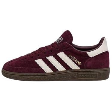 Imagem de adidas Tênis masculino Handball Spezial, Marrom, branco, 8.5 Women/7.5 Men