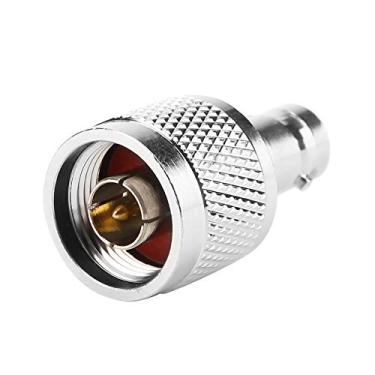 Imagem de 2pcs Tipo N Masculino a BNC Adaptador Coaxial Feminino de RF, Cobre, Banhado a Ouro, Frequência de 0-6 GHz, Com Largura de Banda de Frequência Ampla, para Conexão de RF