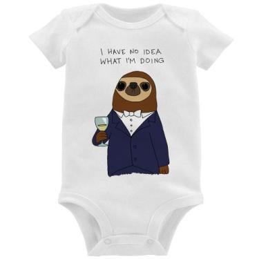 Imagem de Body Bebê I have no idea what I am doing - Foca na Moda, Branco, G