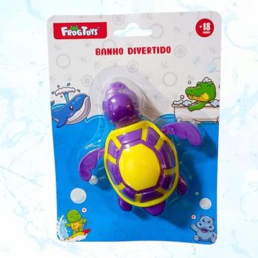 Imagem de Bichinhos Banho Banheira de Corda Infantil Animais Marinhos - Frog Toy