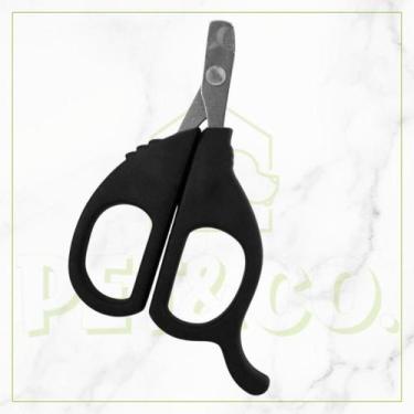 Imagem de Cortador de Unha Alicate Tesoura Inox para Cachorro Gato e Roedores - 