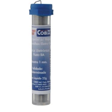 Imagem de Solda Cobix Tubinho 1.0Mm 63X37 22 Gramas