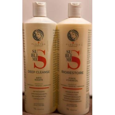 Imagem de Kit progressiva orgânica e shampoo anti resíduos 1 litro - Ploútos Cos