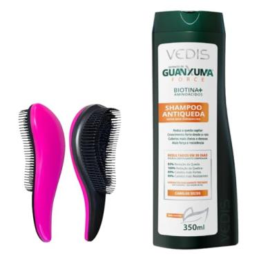 Imagem de Shampoo Guanxuma Cabelos Secos Force Antiqueda - 350ML + Escova Mágica