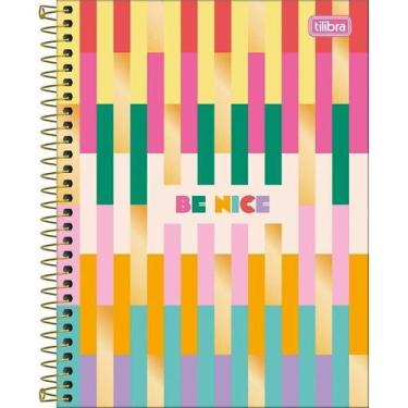 Imagem de Caderno Espiral Capa Dura 1 Matéria 80 Fls Be Nice - Tilibra