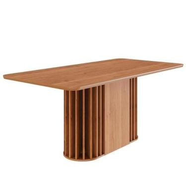 Imagem de Mesa de Jantar Retangular Julieta 180x90 com Tampo em MDF - Cimol Móve