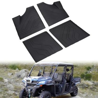 Imagem de Tapetes TPE para CFMOTO UFORCE 1000 XL 2022-2025, forros dianteiros e traseiros tapetes de lama para CFMOTO UForce 1000 XL 2022-2025 acessórios