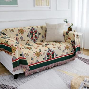 Imagem de 5JJJLOOOPP Capa de sofá grande retangular de girassol azul multicapa estilo 1 cor 6 90 * 150 cm 2 lugares (cor 4 180 * 260 cm)