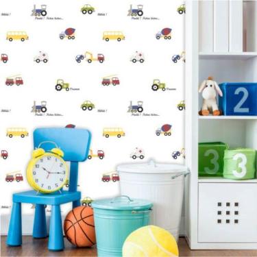 Imagem de Papel de Parede Autocolante Baby Carrinhos 250 - Inove Papéis de Pared