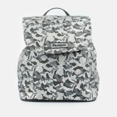 Imagem de Mochila Infantil Pampili Camuflada Prata E Preta 600.846-Feminino