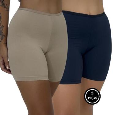Imagem de Kit 2 Anágua Bermuda e Shortinho Segunda Pele Adulto Feminino - Naka M