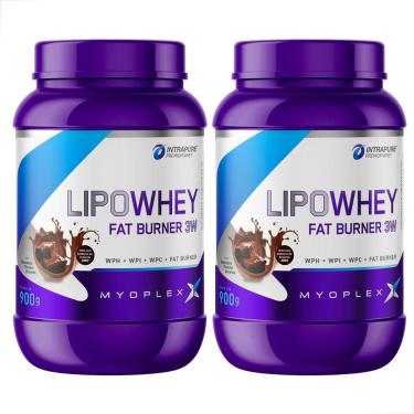 Imagem de Kit 2 Lipo Whey Fat Burner 3W Premium 900g Myoplex-Unissex