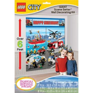 Imagem de LEGO City Giant Scene Setter Wall Decorating Kit