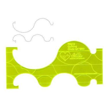 Imagem de Reguas Acrílico Quilting Quilt Livre Em Onda Bordado Costura - Adb, Co