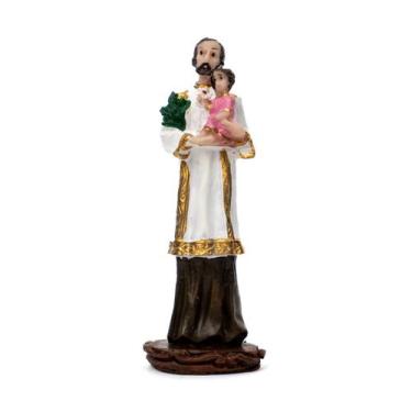 Imagem de Escultura São Caetano 7,50 cm em Resina - Lua Mística - 100% Original 