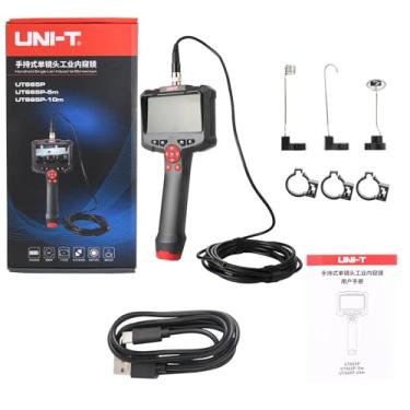 Imagem de Endoscópio industrial portátil UT665, lente única, tela HD de 4,3 polegadas, 8 luzes LED, boroscópios, câmera de endoscópio industrial FOV 70° (UT665P-5M)