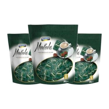 Imagem de Kit 3 Mentinha Pastilha De Chocolate Ao Leite 300g