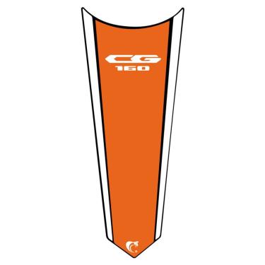 Imagem de Adesivo Faixa Gravata Tanque Moto Cg Titan 125/150/160 Laranja Cor Cg 125