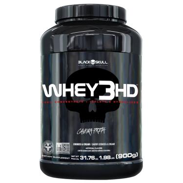 Imagem de Whey 3HD (WPC, WPI E WPH) - 900g - Black Skull Whey 3 HD Cookies & Cream 900g